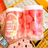 snail candy scrub