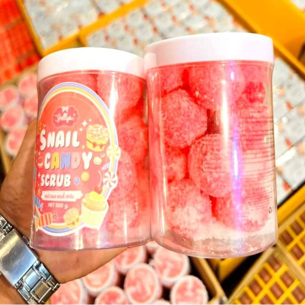 snail candy scrub
