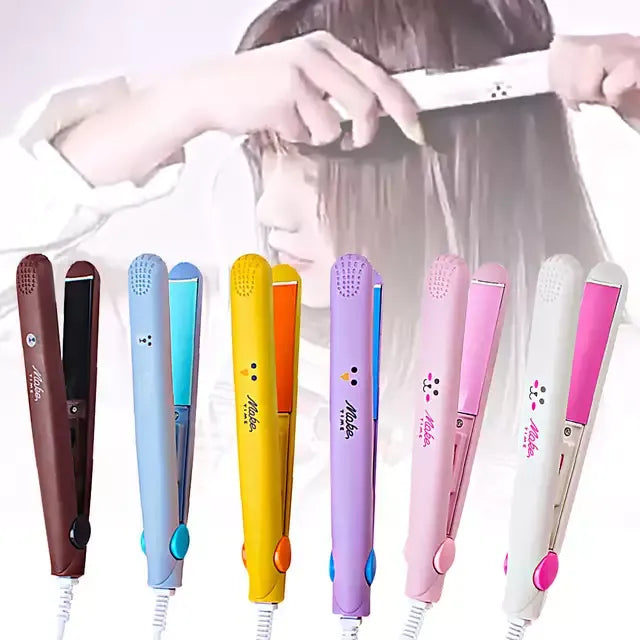 Mini Hair Straightener - Multicolor | Portable & Stylish