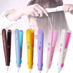 Mini Hair Straightener - Multicolor | Portable & Stylish